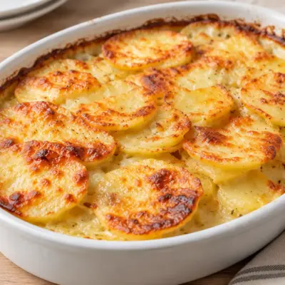 Gratin de pommes de terre facile et crémeux