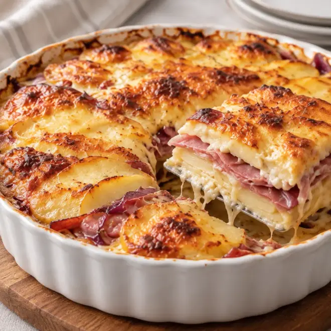 Gratin de pommes de terre, fondant et bien gratiné, en 95 minutes