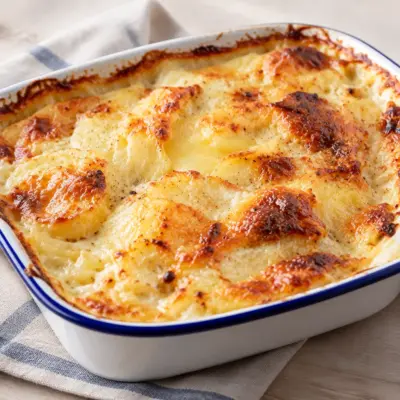 Gratin de pommes de terre facile et crémeux