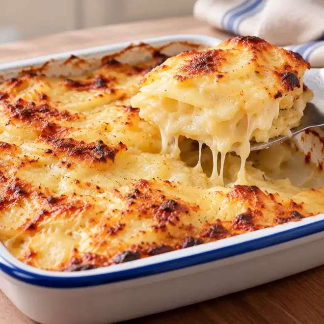 Gratin de pommes de terre, recette facile au fromage