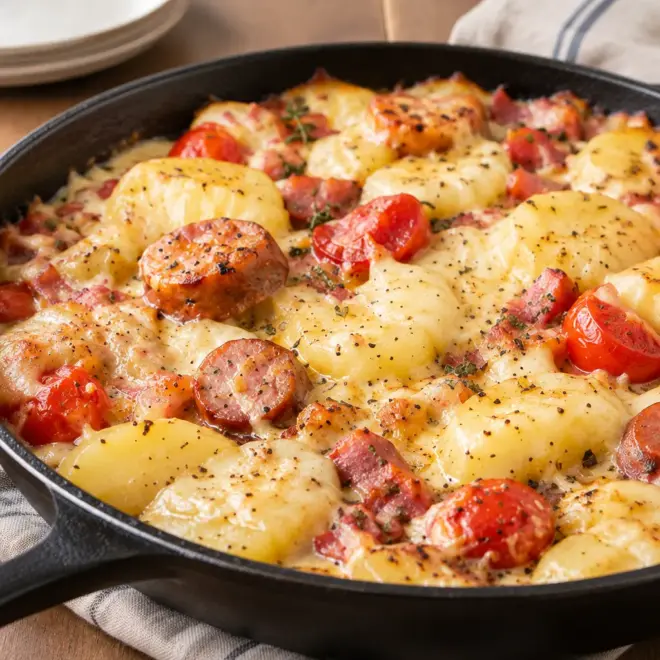 Gratin de pommes de terre facile et crémeux
