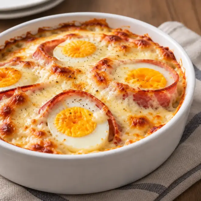 Gratin d’œufs facile, crémeux et bien doré