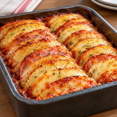 Gratin de pommes de terre facile et doré