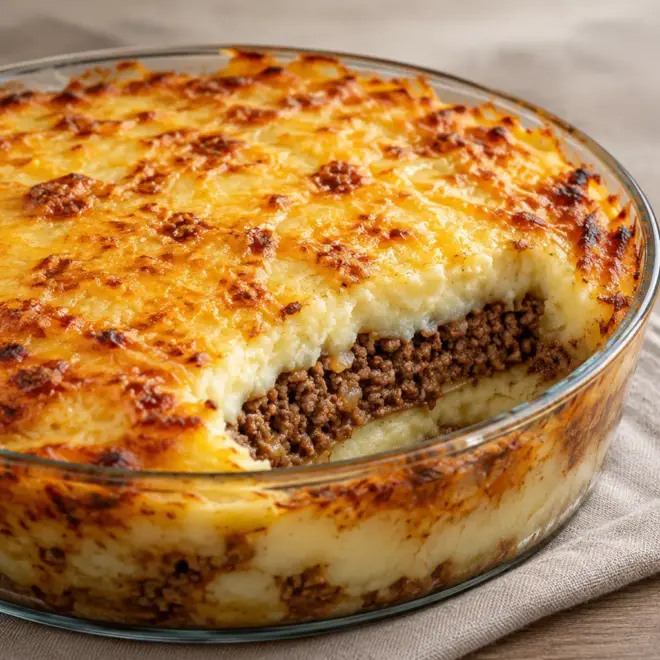 Hachis Parmentier facile, fondant et gratiné