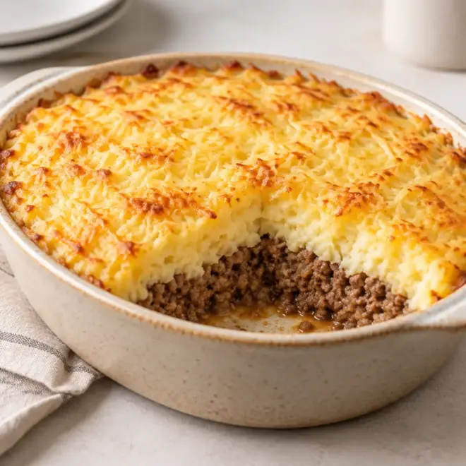 Hachis parmentier facile et bien gratiné
