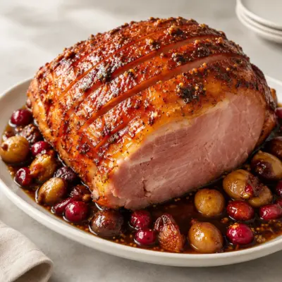 Jambon glacé facile, tendre et caramélisé