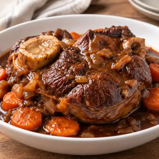 Jarret de bœuf braisé facile et fondant