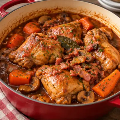 Lapin à l’italienne : recette mijotée en cocotte