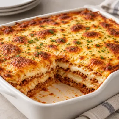 Lasagnes à la bolognaise faciles et gratinées