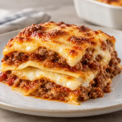 Lasagnes à la bolognaise recette maison