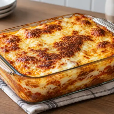 Lasagnes à la viande, recette crémeuse et gratinée