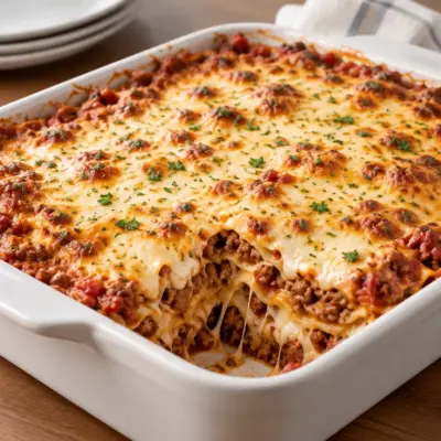 Lasagnes à la viande faciles et fondantes