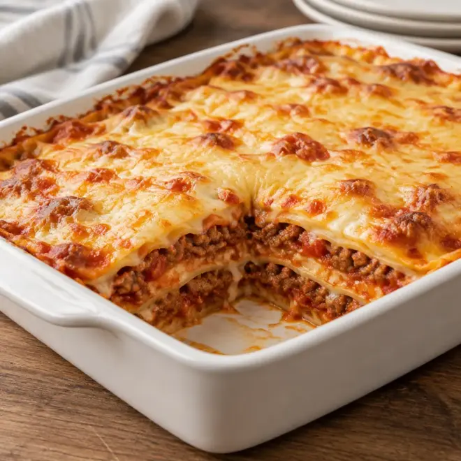 Lasagnes à la viande hachée faciles et fondantes