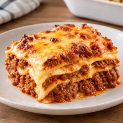 Lasagnes à la viande : recette fondante et gratinée