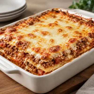 Lasagnes bolognaise : recette fondante et gratinée