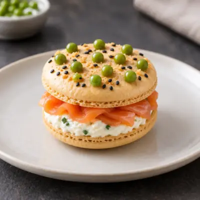 Macaron salé au saumon fumé facile et raffiné