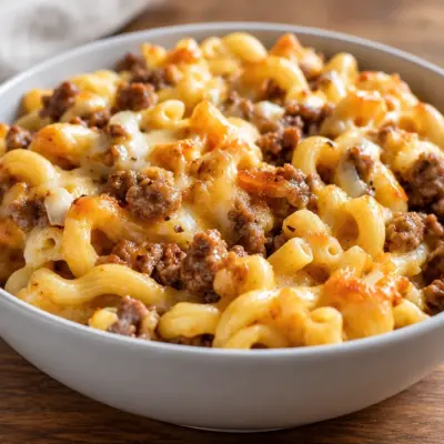 Macaronis au bœuf et au fromage faciles