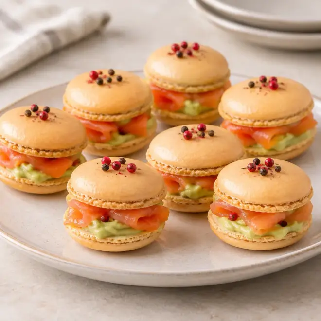 Macarons salés au saumon fumé faciles à réussir