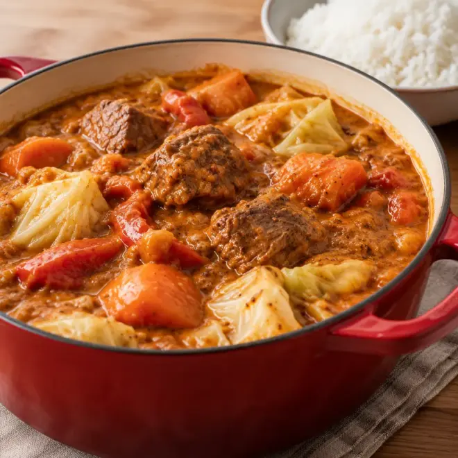 Mafé de bœuf recette facile et fondante