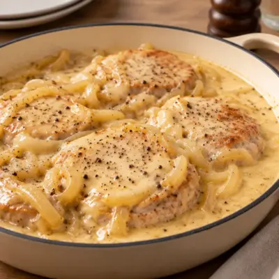 Médaillons de porc à la crème faciles