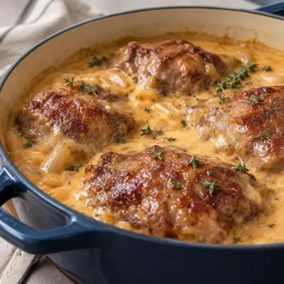 Mijoté de bœuf facile en sauce crémeuse