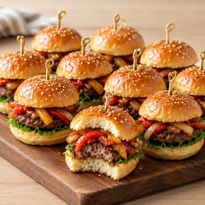 Mini burgers apéritif faciles et moelleux