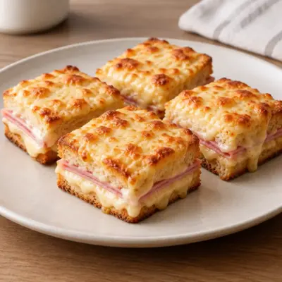 Mini-croque-monsieur recette facile et gratinée