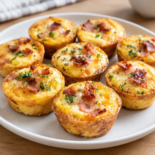 Mini-quiches sans pâte faciles et dorées
