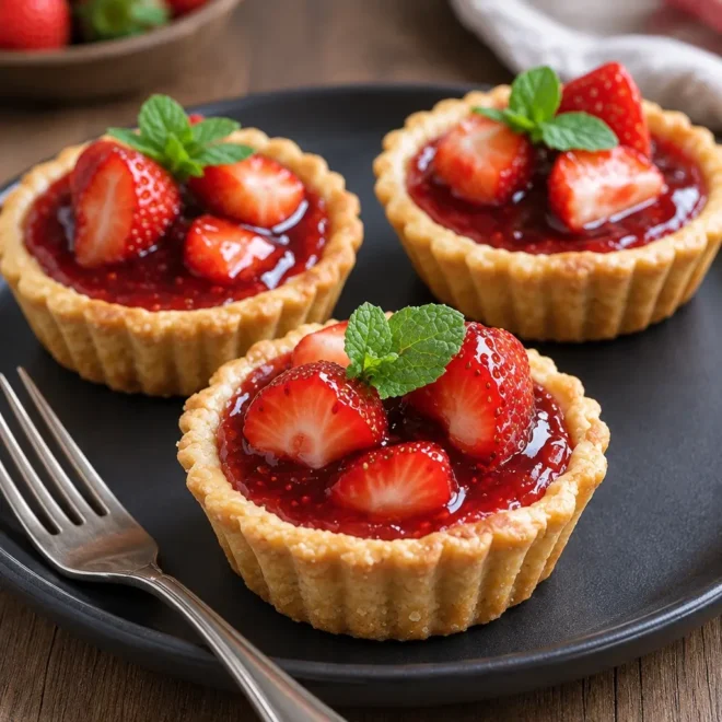 Mini tartelettes goyave-fraise faciles et fruitées