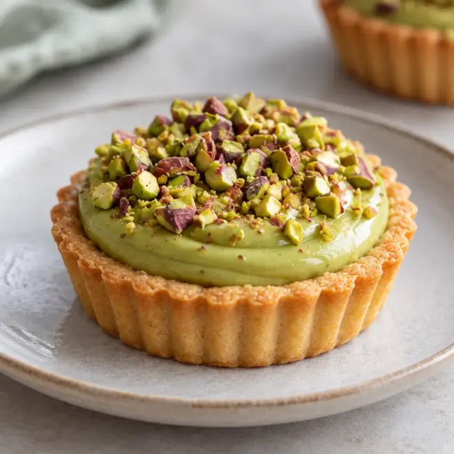 Mini tartelettes pistache : recette facile et raffinée