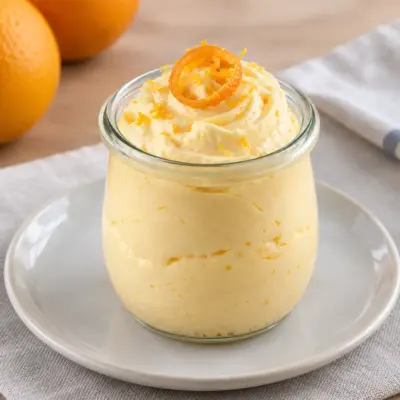 Mousse à l’orange facile, aérienne et crémeuse