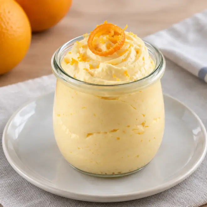Mousse à l’orange facile, aérienne et crémeuse