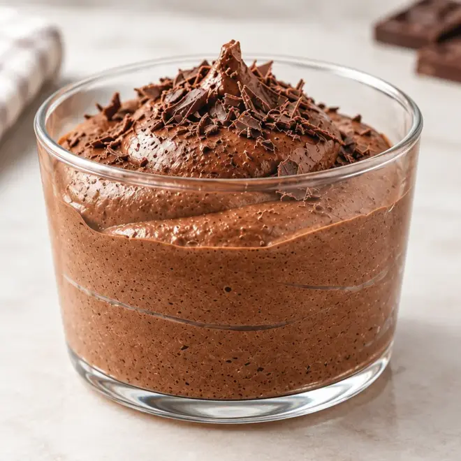 Mousse au chocolat facile et aérienne