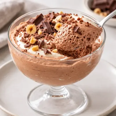 Mousse au chocolat facile et aérienne