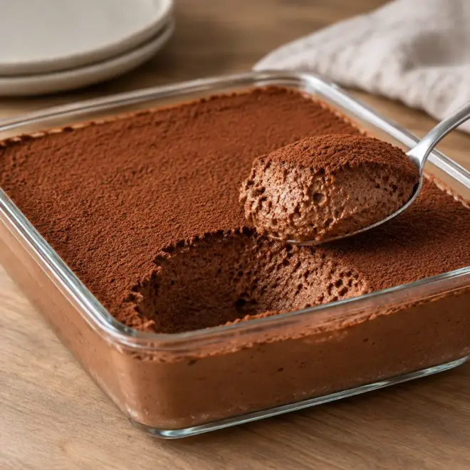 Mousse au chocolat facile, aérienne et crémeuse
