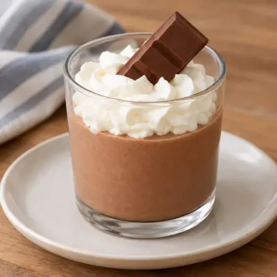 Mousse au chocolat : recette aérienne en verrines