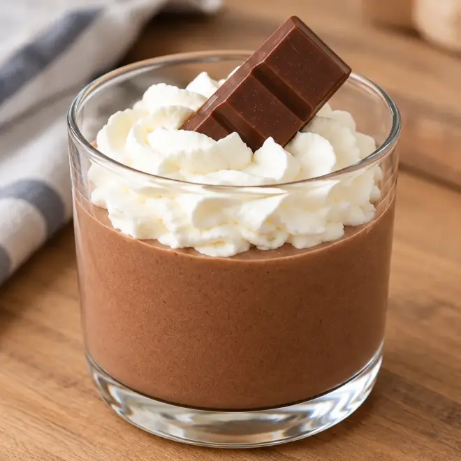 Mousse au chocolat facile et crémeuse