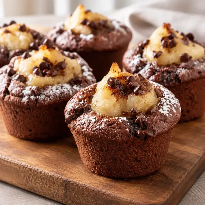 Muffins au chocolat et à la poire faciles