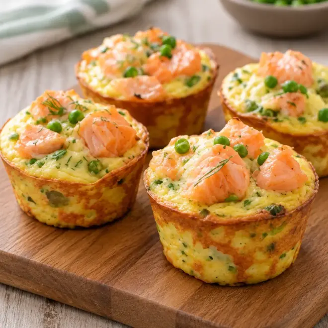 Muffins salés au saumon faciles et moelleux