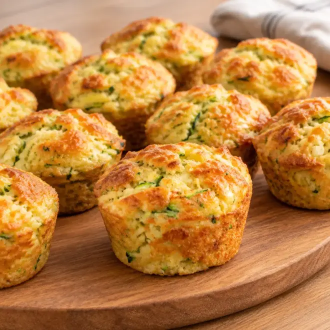 Muffins salés aux courgettes, recette facile