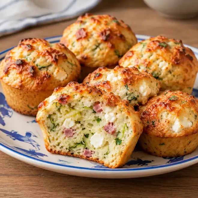 Muffins salés courgette : recette facile et moelleuse