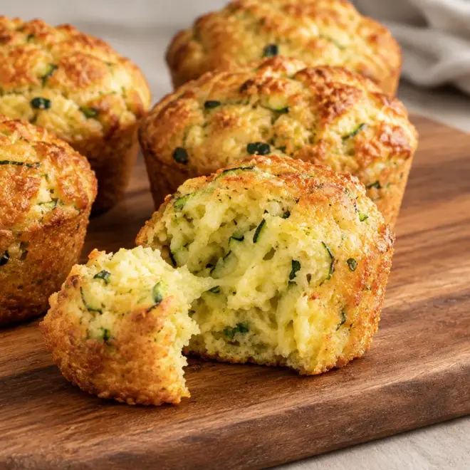 Muffins salés courgette : recette facile et moelleuse