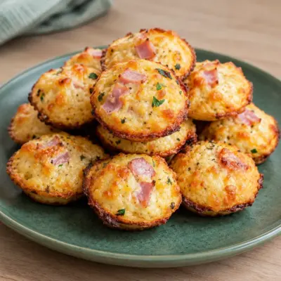 Muffins salés jambon-fromage faciles et moelleux