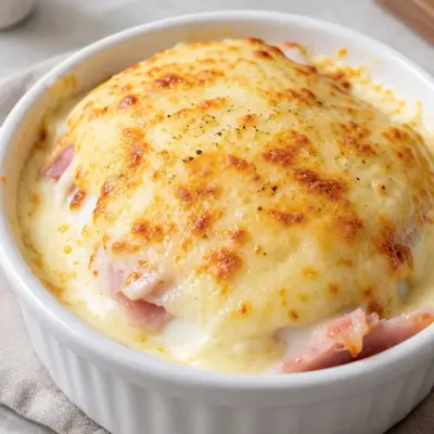 Œufs gratinés au jambon : recette facile