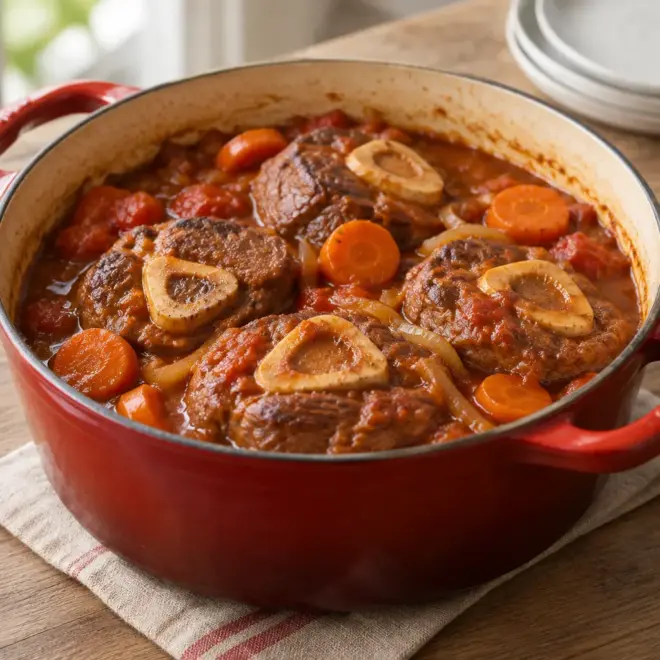 Osso buco recette, fondant au four