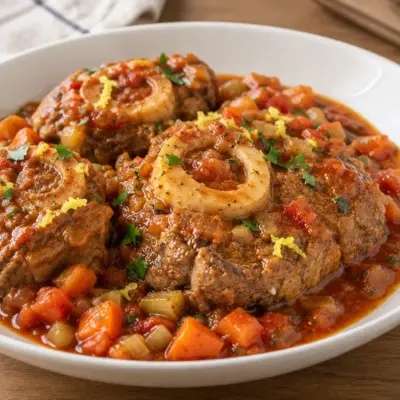 Osso buco de veau : recette fondante et parfumée