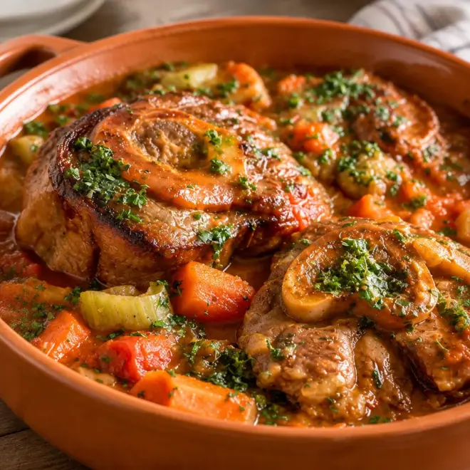 Recette osso buco fondant au veau