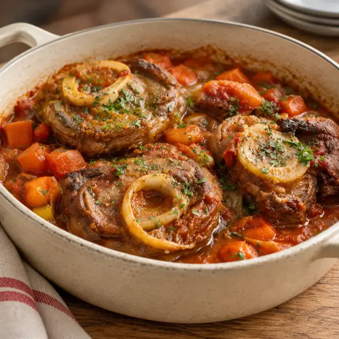 Osso buco recette fondante à la tomate