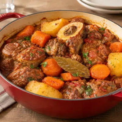 Ossobuco de veau recette fondante en cocotte