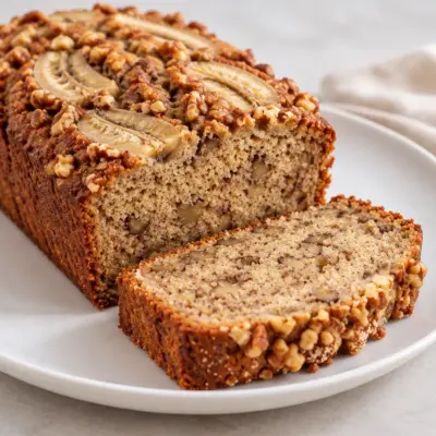 Pain aux bananes : recette facile aux noix